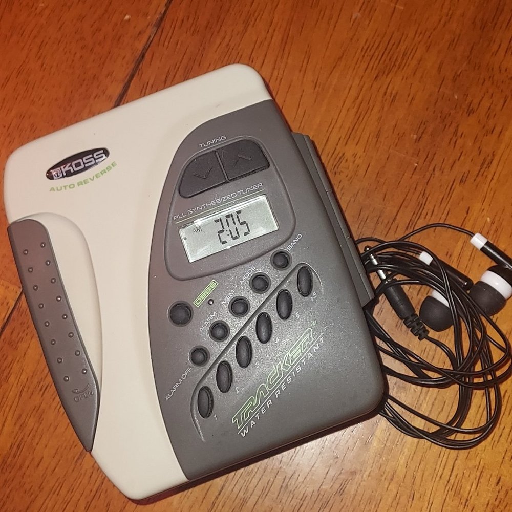 Koss tracker water resistant walkman